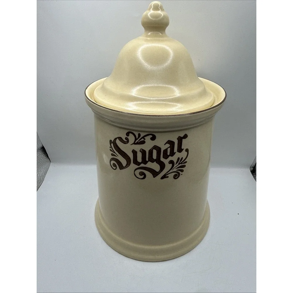 Vintage Pfaltzgraff Village Sugar Canister With Lid 6-507-11